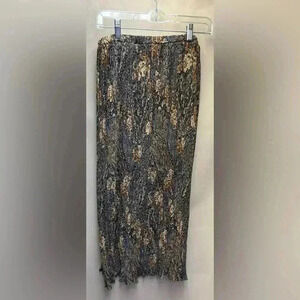 JH Collectibles Vintage Made in USA Broomstick Skirt with elastic waist Sz 12